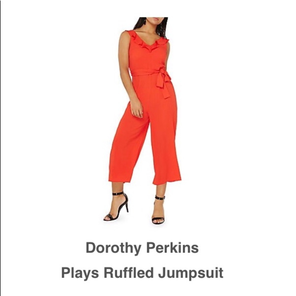 NWT Dorothy Perkins orange jumpsuit